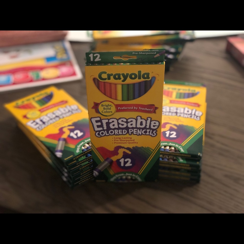Crayola Erasable Colored Pencils 12ct (12 boxes)